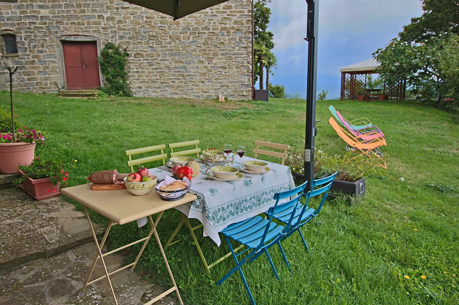 Nicchio di Rosa- Cerro Vecchio-Terrace balcony
