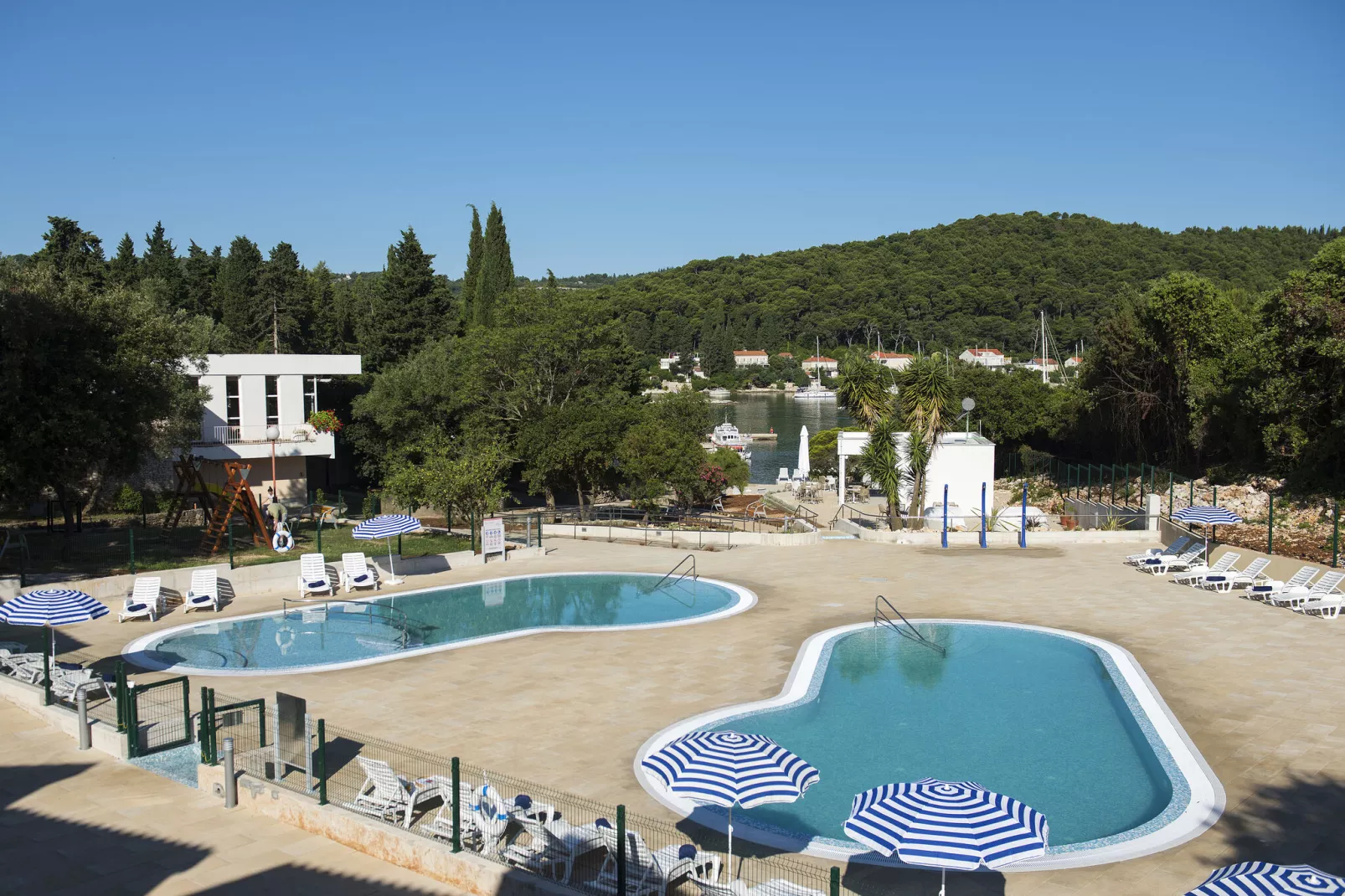 Apartments Aminess Port 9 Residence Korcula-Type A4 Vinea-Pool