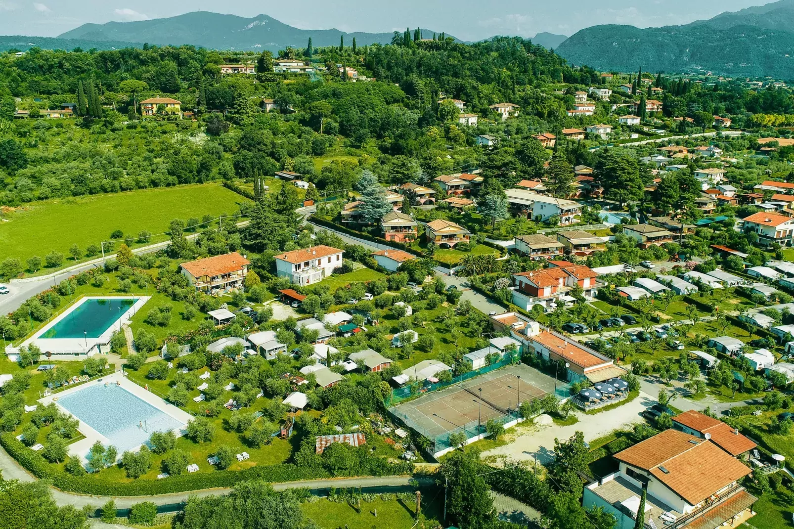 Villauno-Gebiete Sommer 1 km