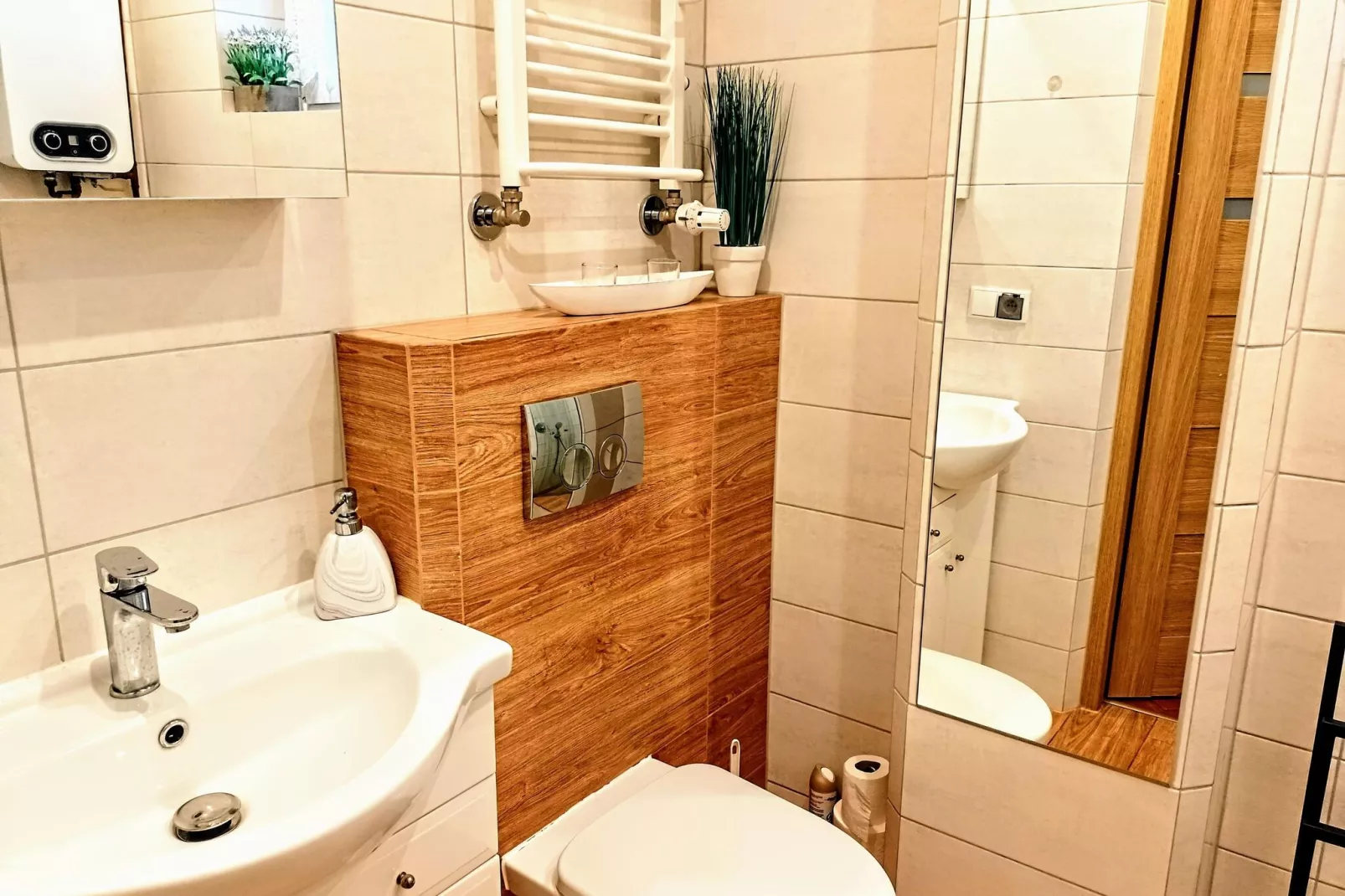 Holiday flat in the centre of Swinoujscie 50 qm SIE-Badezimmer