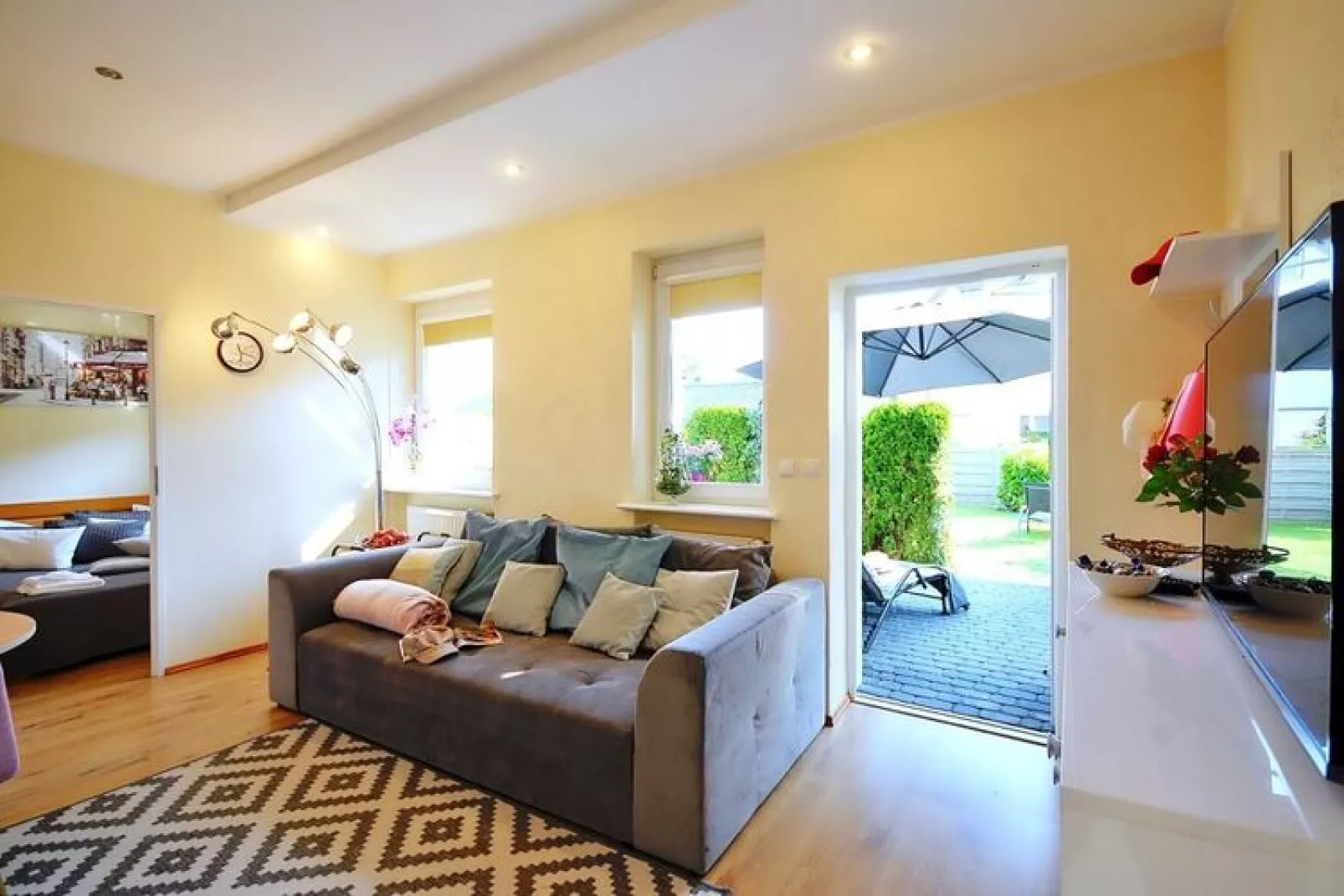 Apartament nr 1 40 qm parter Ustronie Morskie-Living room
