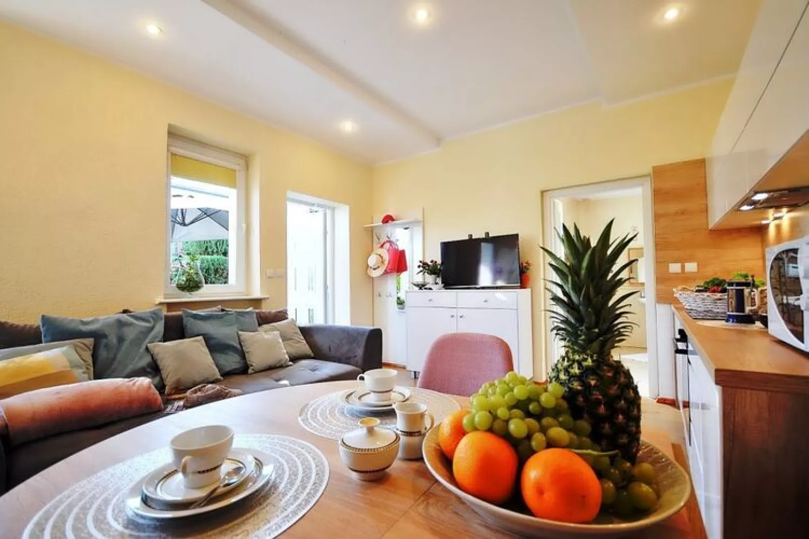 Apartament nr 1 40 qm parter Ustronie Morskie-Living room