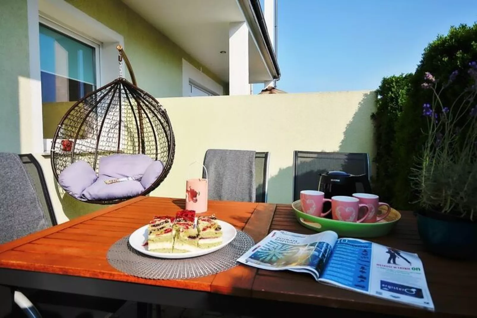 Apartament nr 1 40 qm parter Ustronie Morskie-Terrace balcony