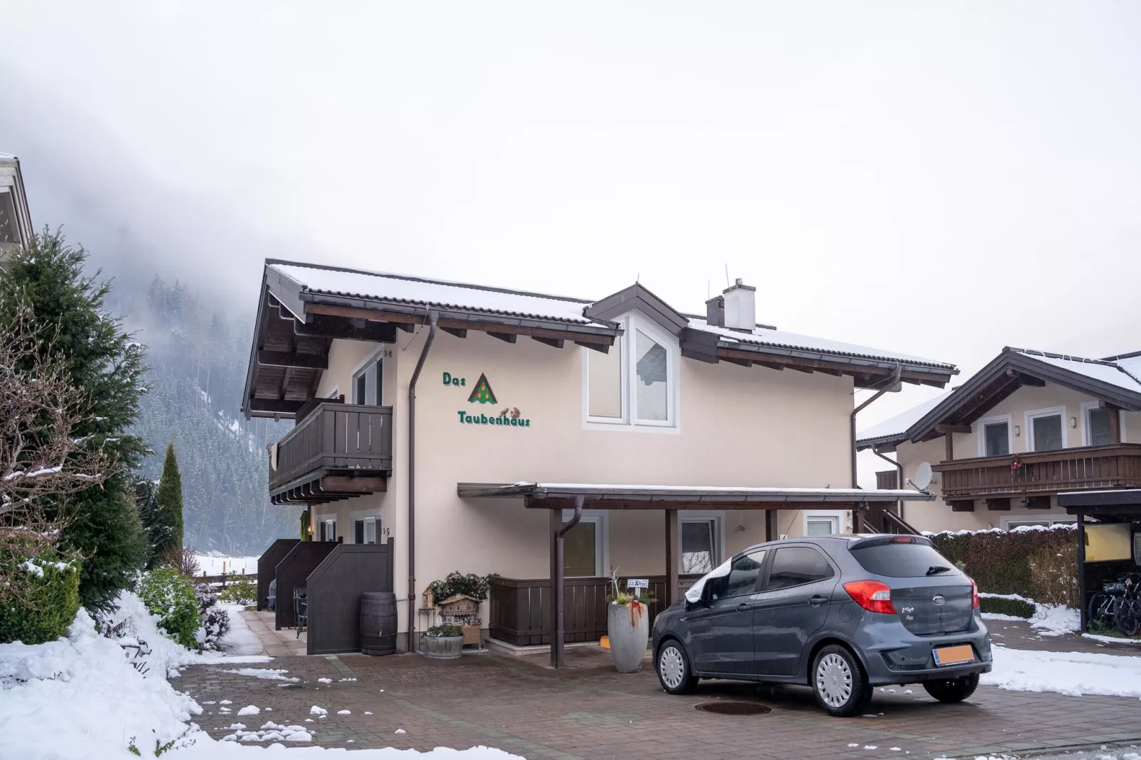 Apartment 2 mit Balkon /Hollersbach-Extérieur hiver