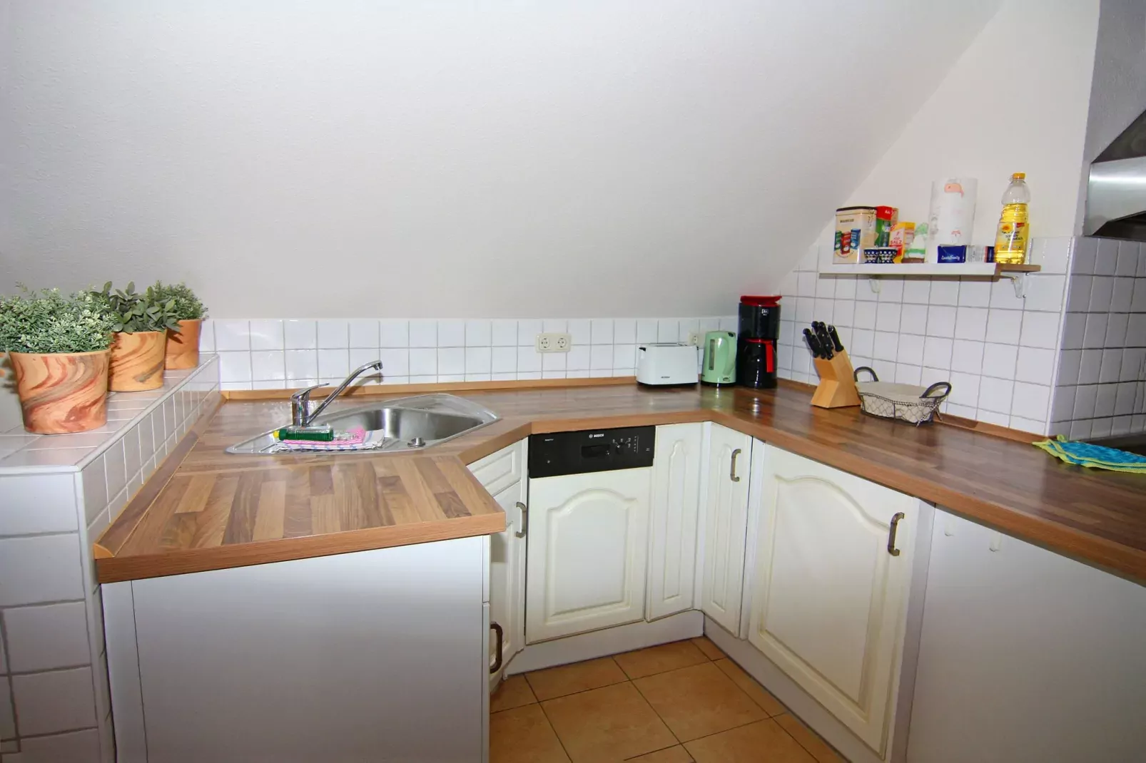 Ferienwohnung Lange Wieck am Darß-Kitchen