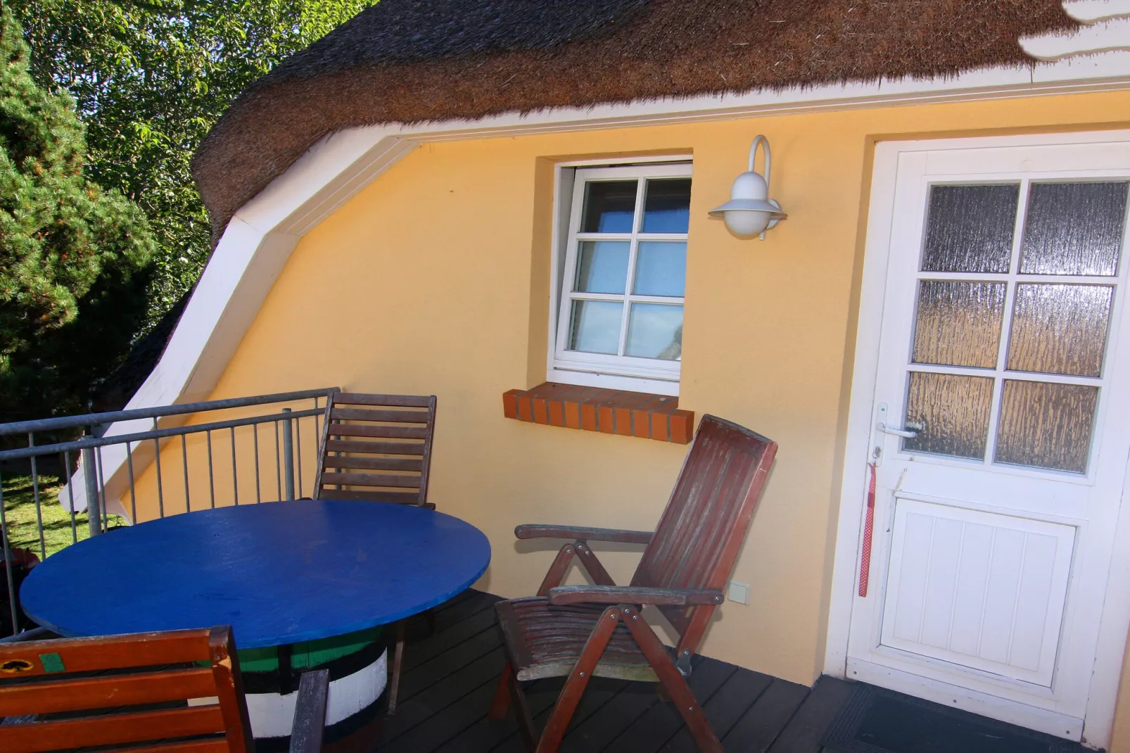 Ferienwohnung Lange Wieck am Darß-Terrace balcony