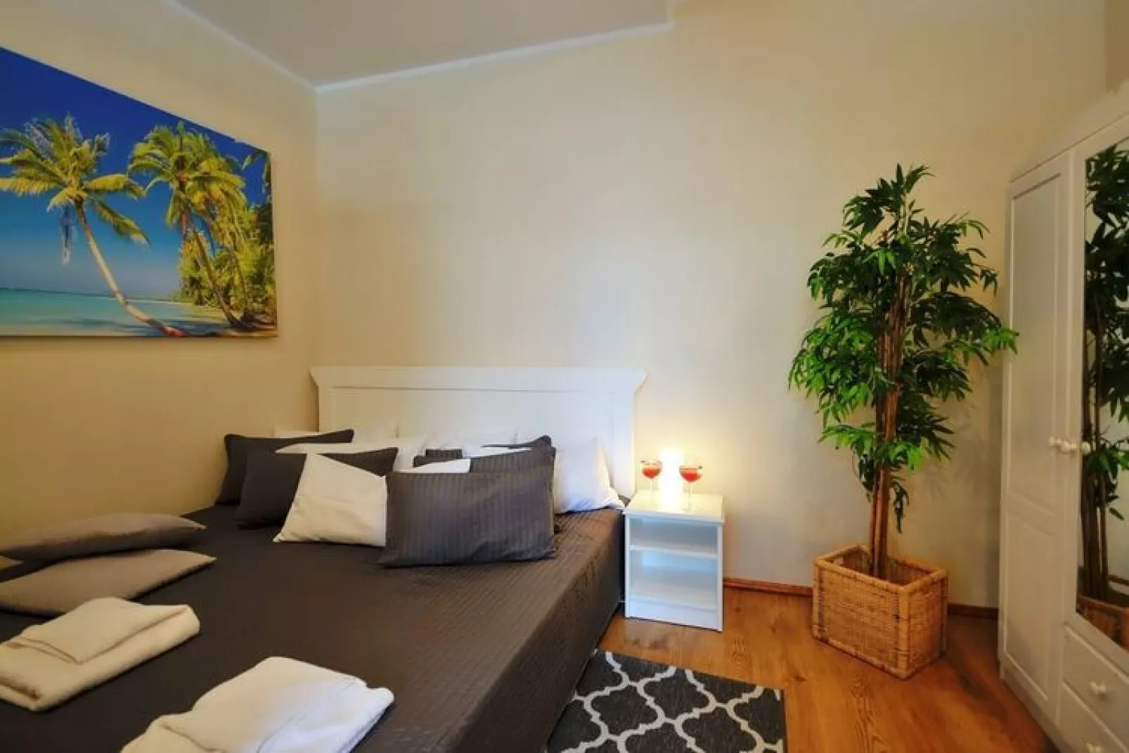 Apartament nr 3 35 qm parter Ustronie Morskie-Bedroom