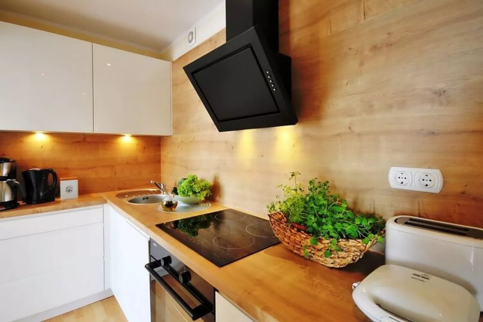 Apartament nr 6 65 qmUstronie Morskie-Küche