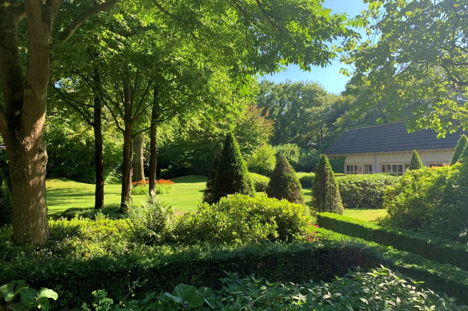 Villa Loonse Duinen-Jardins en été