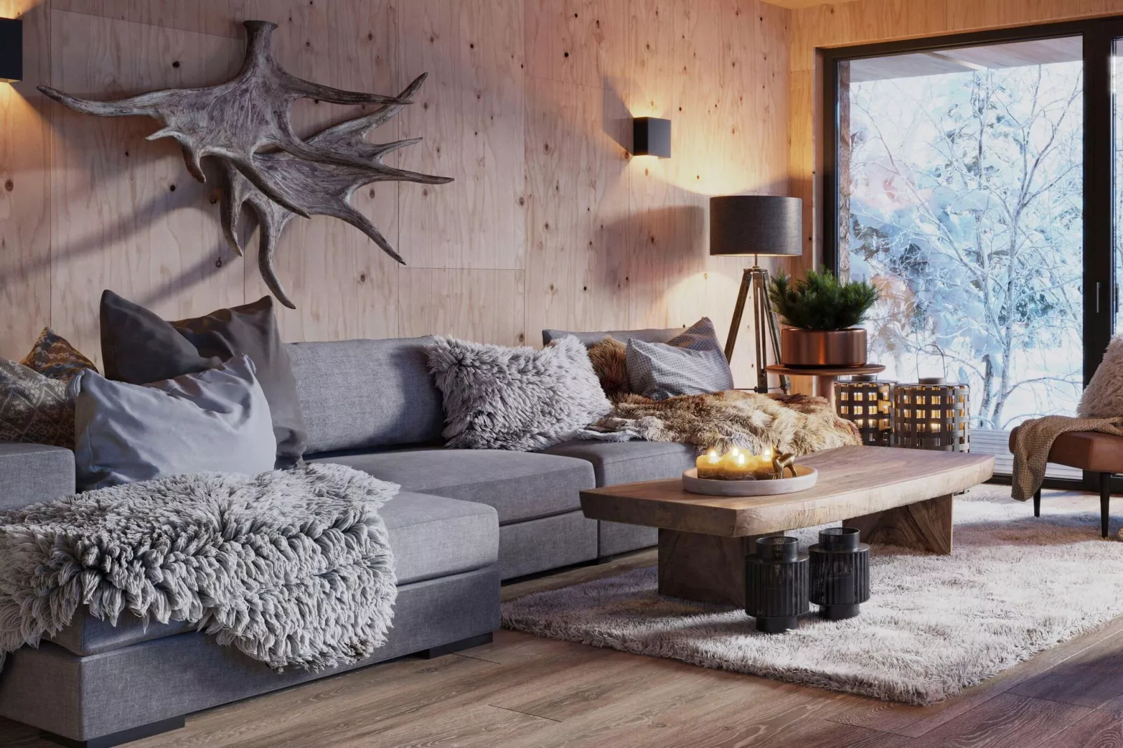 Kreischberg Pool Villen 2b-Living room