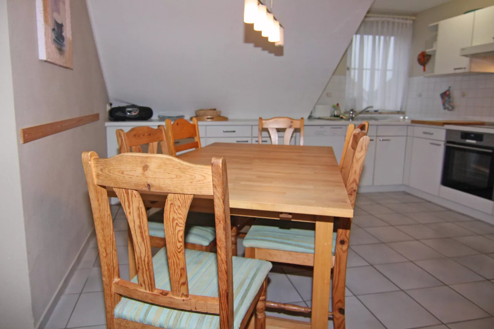 App F 15 a-DG über 2 Etagen 105 qm 6 Pers-Kitchen