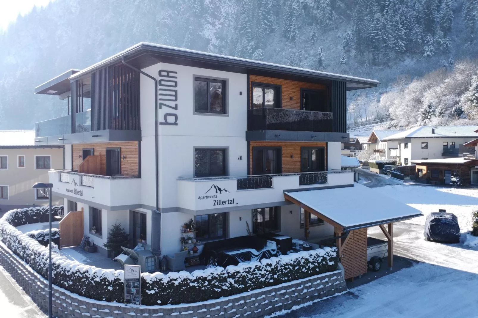 Apartments Zillertal 4P-Exterior winter