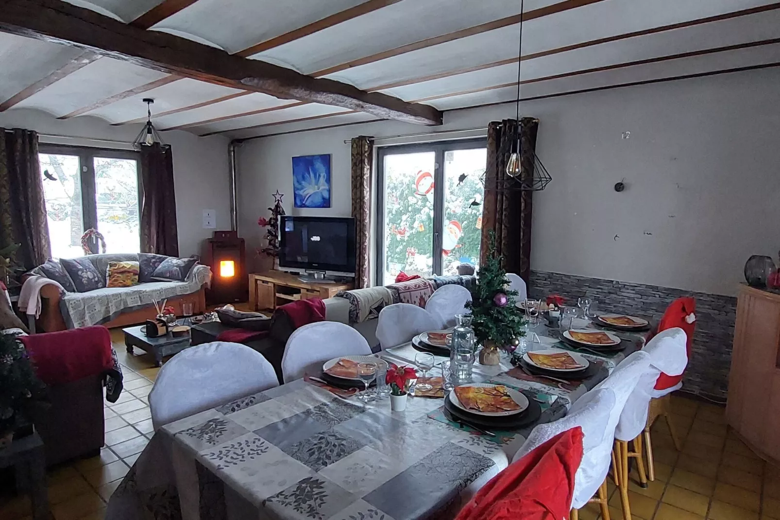 Ardennes Bleu - 10 pers maximum-Wohnzimmer