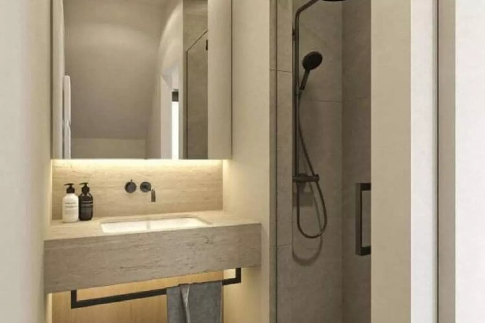 D'Ereplatse comfortkamer-Badezimmer
