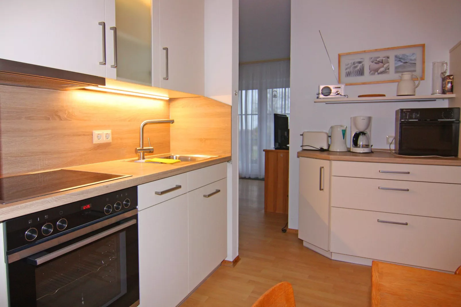 2-Raum App / 48 qm / L36 EG rechts-Kitchen