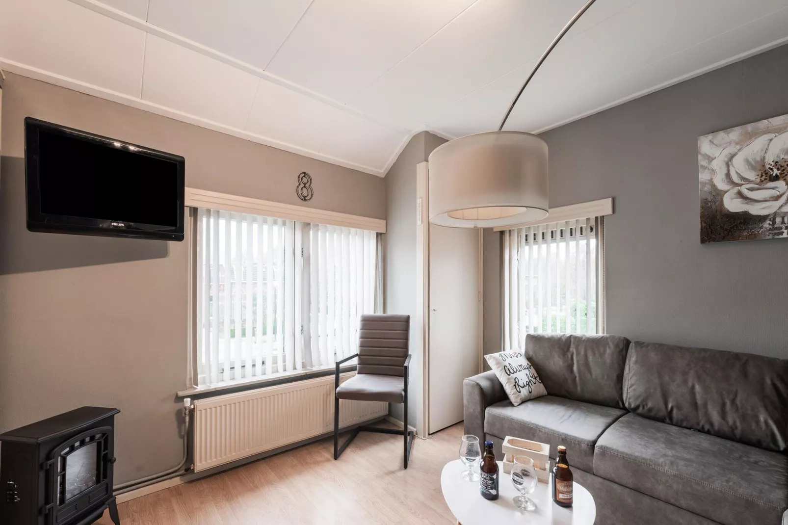 Vakantiewoning Hoevendeel-Wohnzimmer