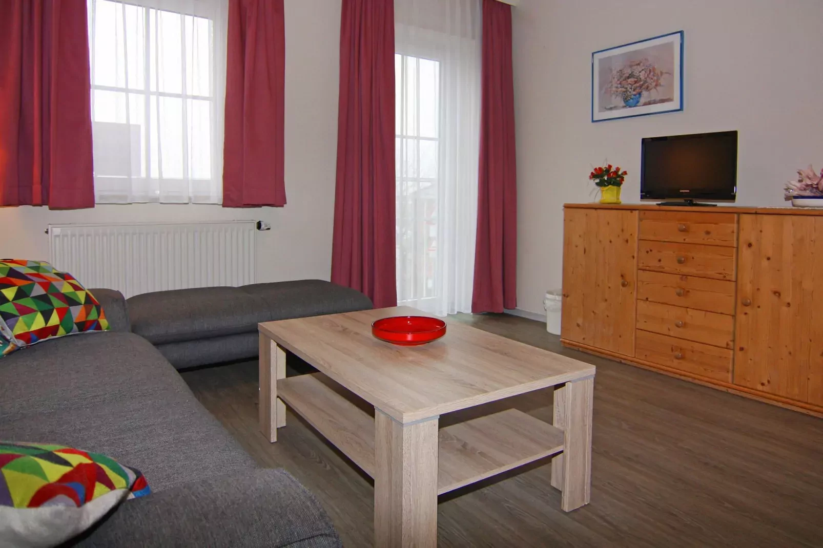 3-Raum-App 65 qm Typ A 6 1 OG-Living room
