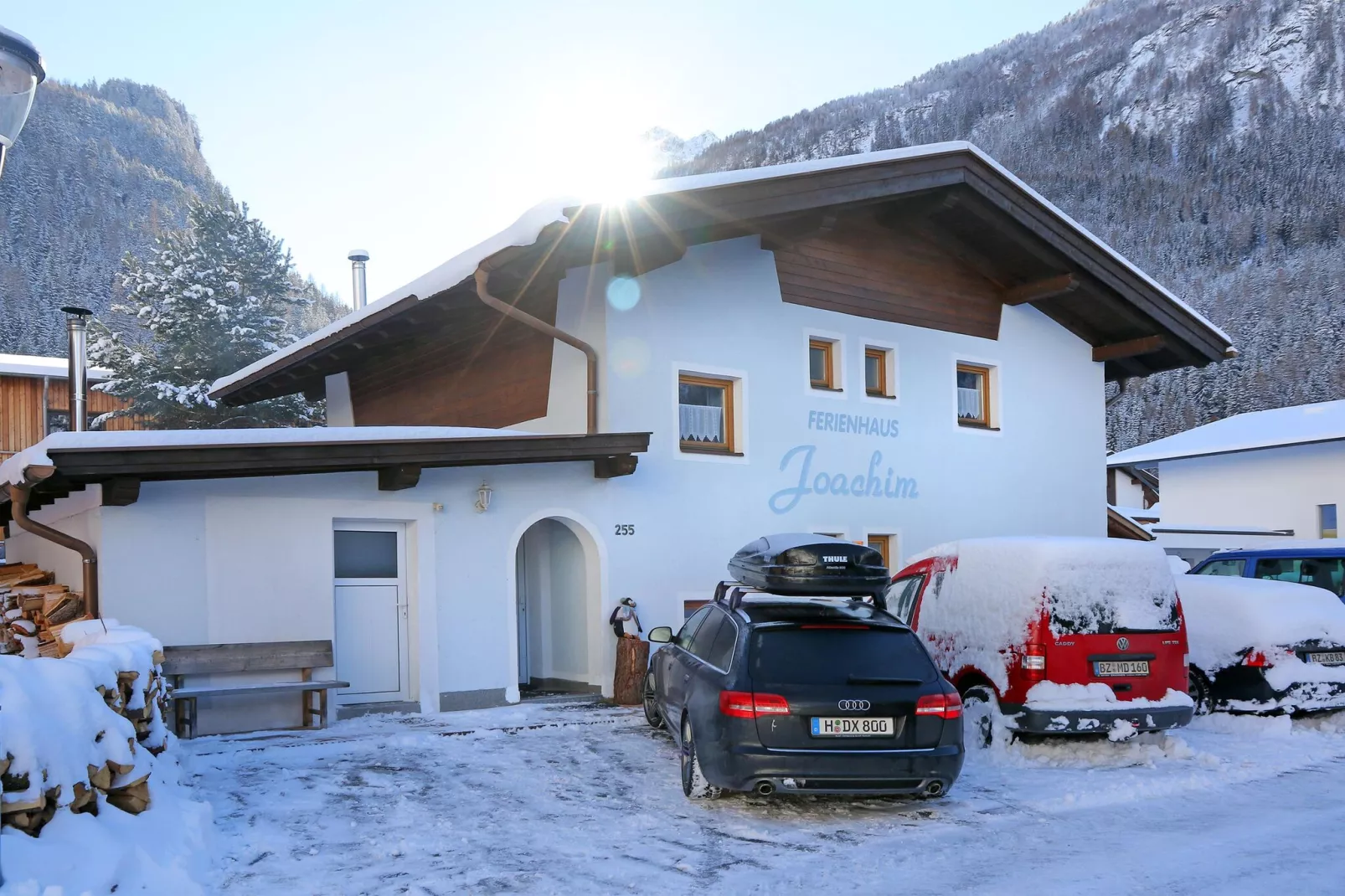 Ferienhaus Joachim - 10 Personen-Exterior winter