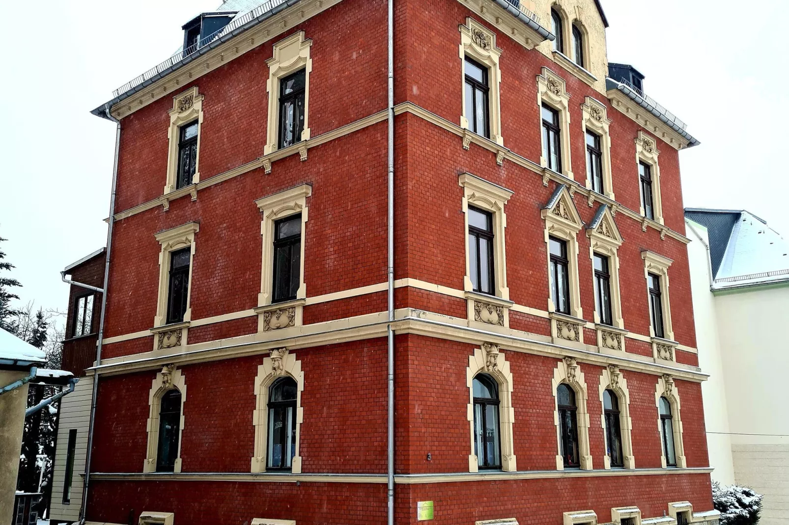 Ferienwohnung Goller im Vogtland/Sachsen-Exterior winter
