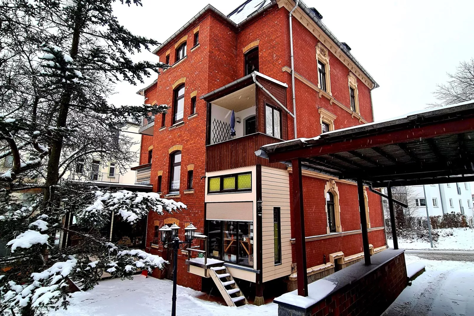 Ferienwohnung Goller im Vogtland/Sachsen-Exterior winter