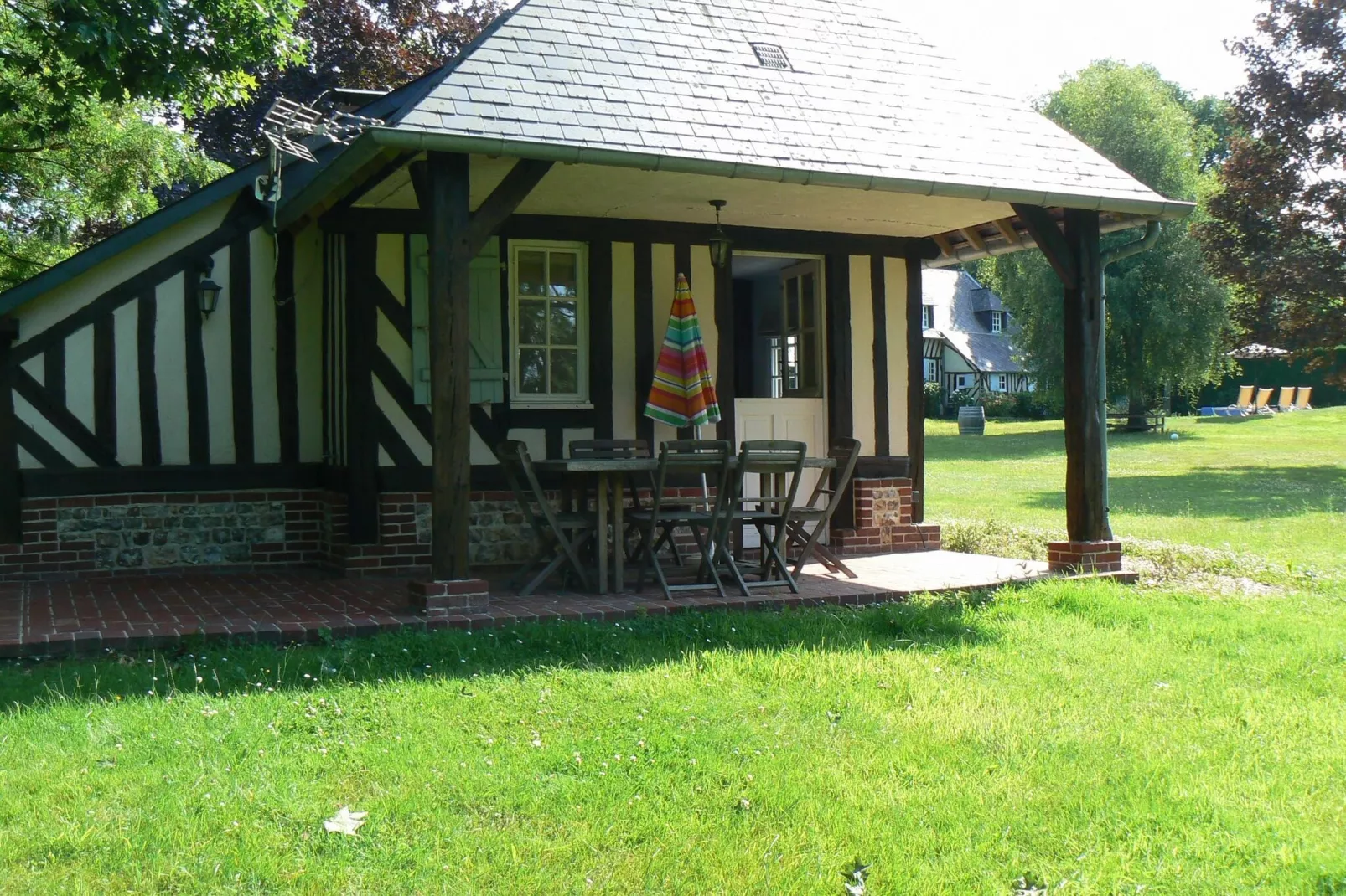 Property in Le Mesnil sur Blangy-Exterior summer
