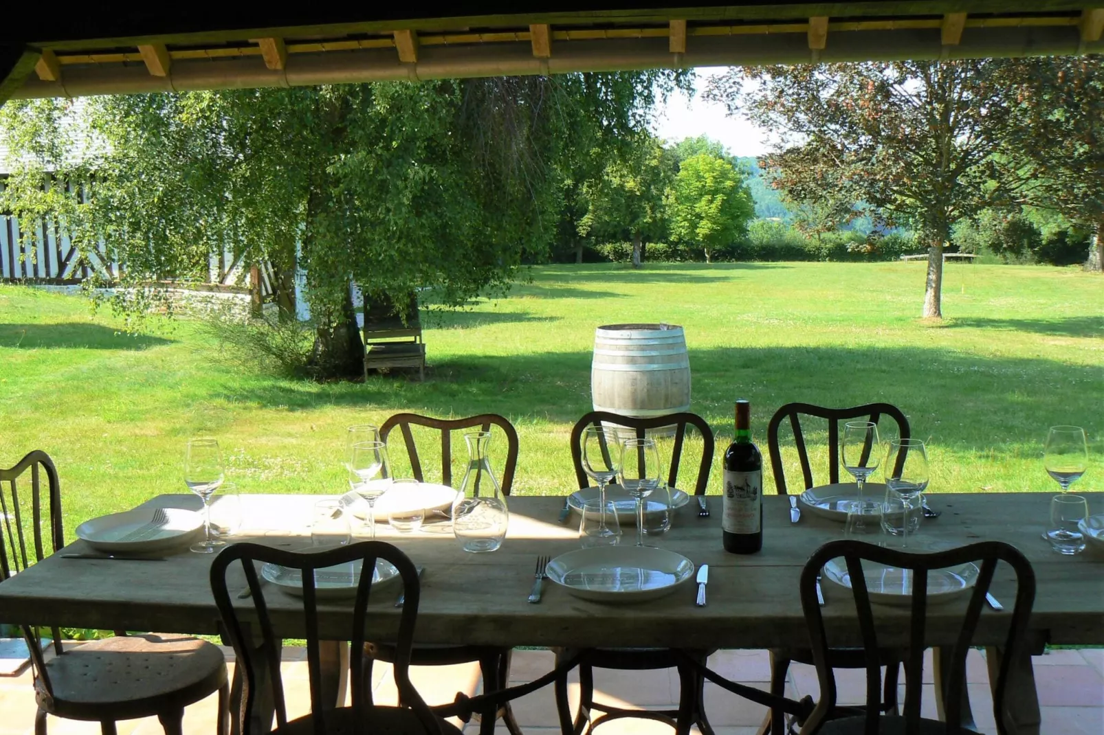 Property in Le Mesnil sur Blangy-Terrace balcony