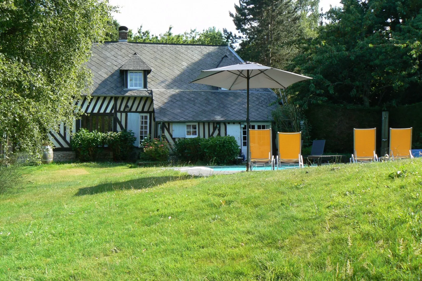 Property in Le Mesnil sur Blangy-View summer