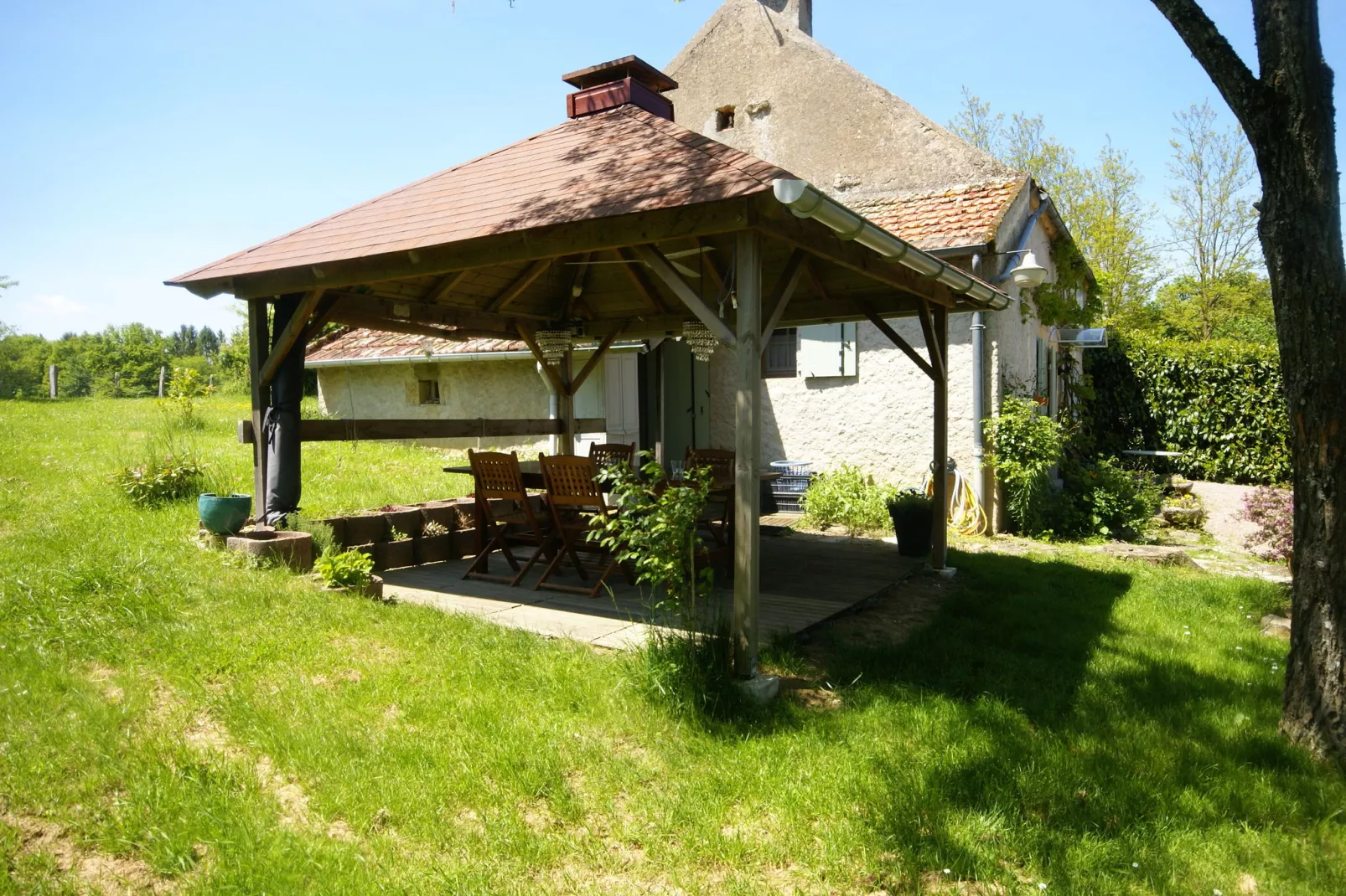 Maison de vacances Vitry Lache-Balcon-terrasse