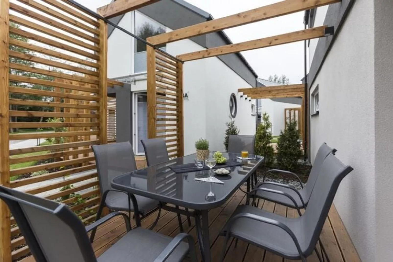 Domek Idealny 54 m2 Niechorze-Terrace balcony