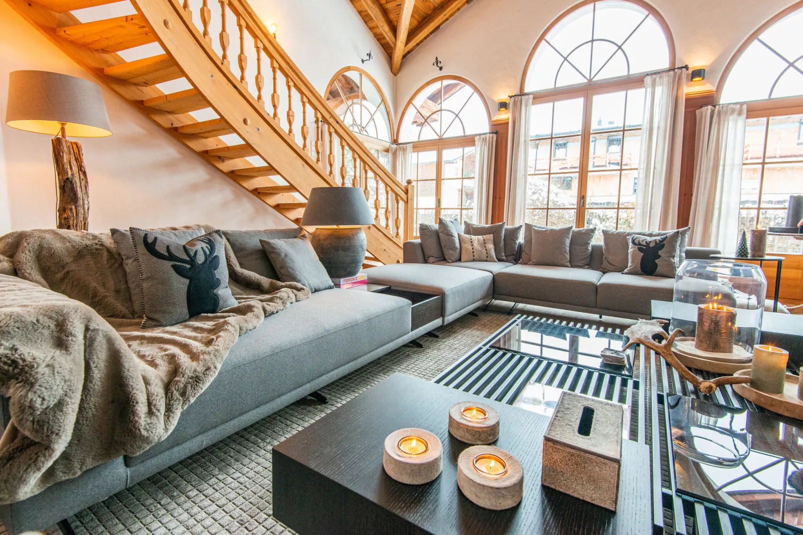 Luxury-Chalet in St Johann in Tirol-Living room