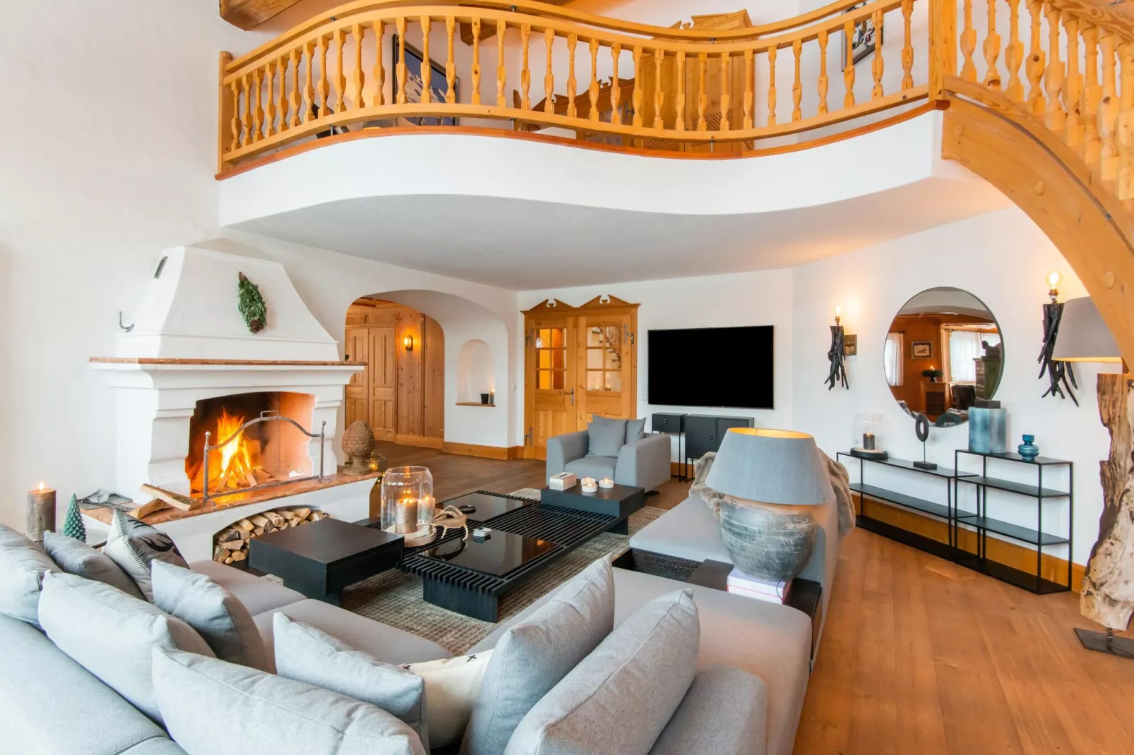Luxury-Chalet in St Johann in Tirol-Living room