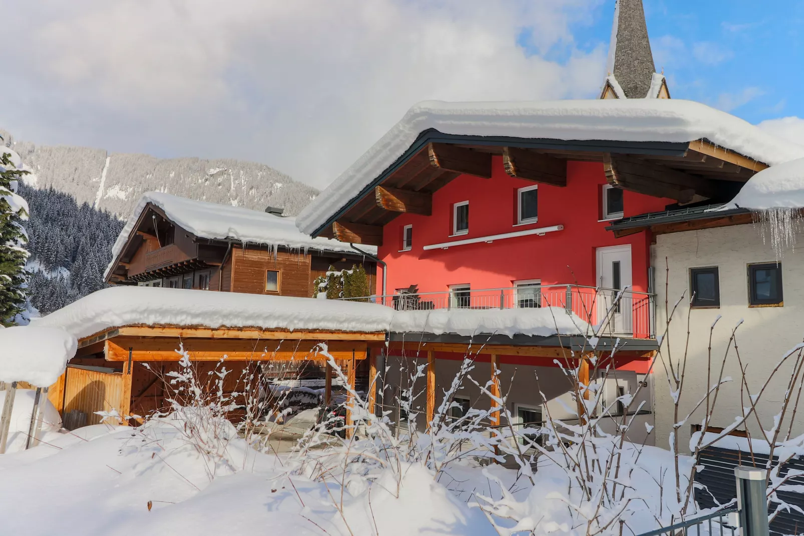 Haus Marigold / 16 pax-Außenbereich Winter