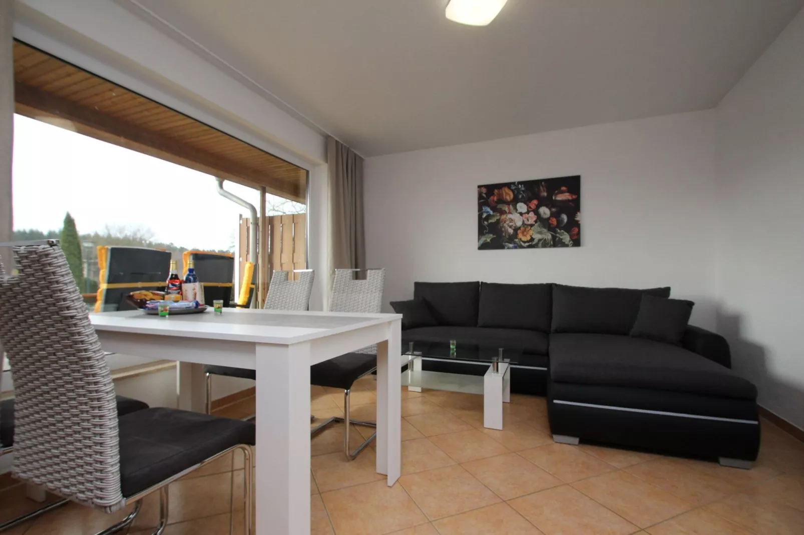 Reihenbungalow Nr 10 / Belegung 1-2 Personen-Living room