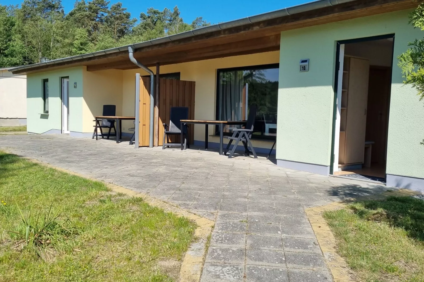 Reihenbungalow Nr 10 / Belegung 1-2 Personen-Terrace balcony