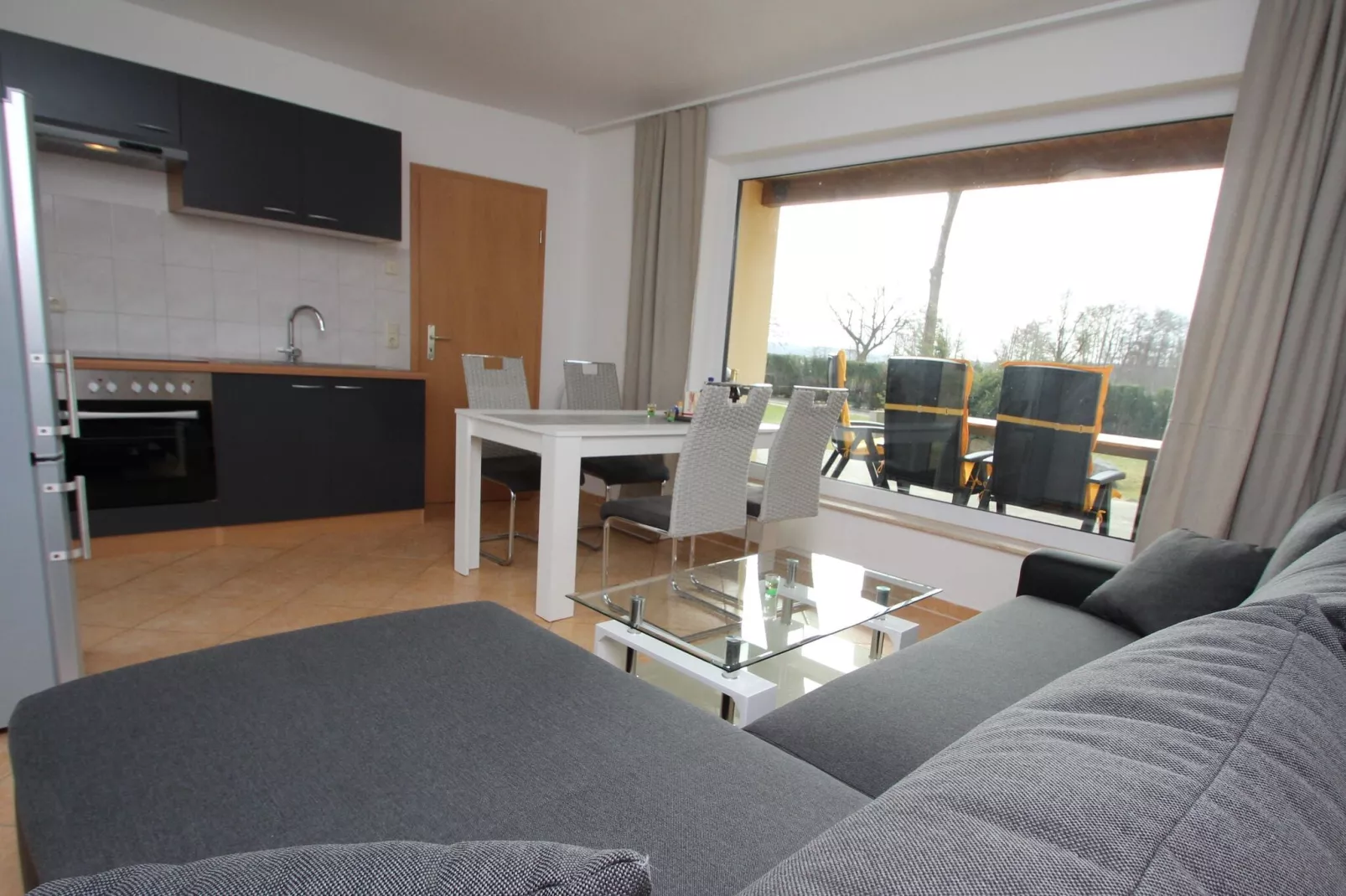 Reihenbungalow Nr 11 / Belegung 1-2 Personen-Living room