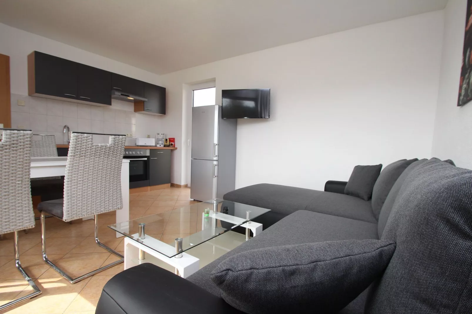 Reihenbungalow Nr 11 / Belegung 1-2 Personen-Living room