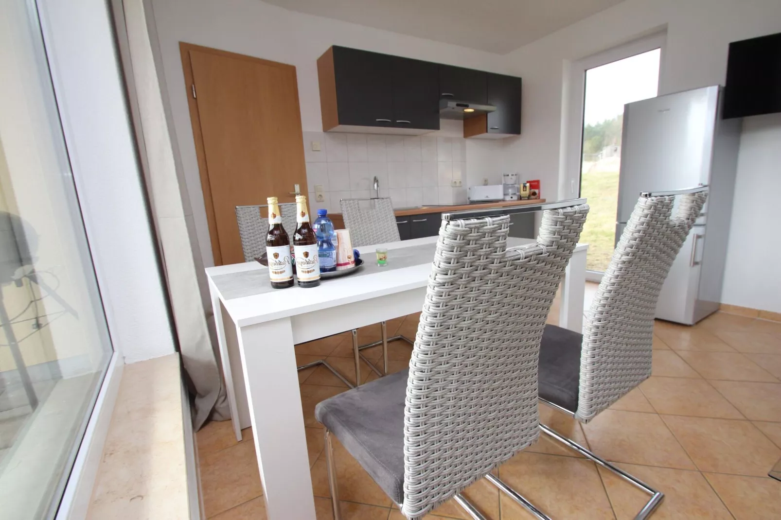 Reihenbungalow Nr 11 / Belegung 1-2 Personen-Dining room
