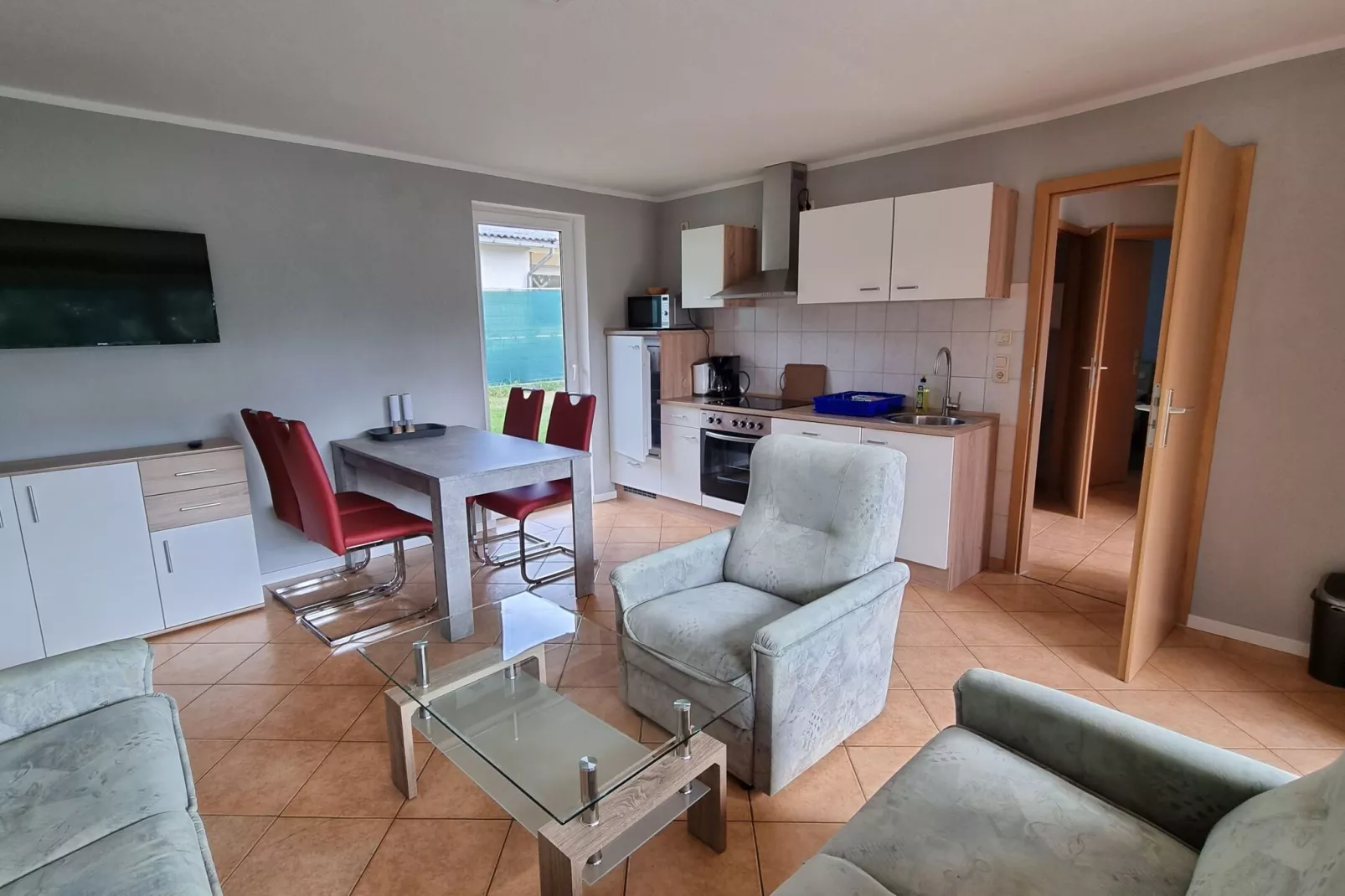 Reihenbungalow Nr 5 / Belegung 4 Personen-Living room