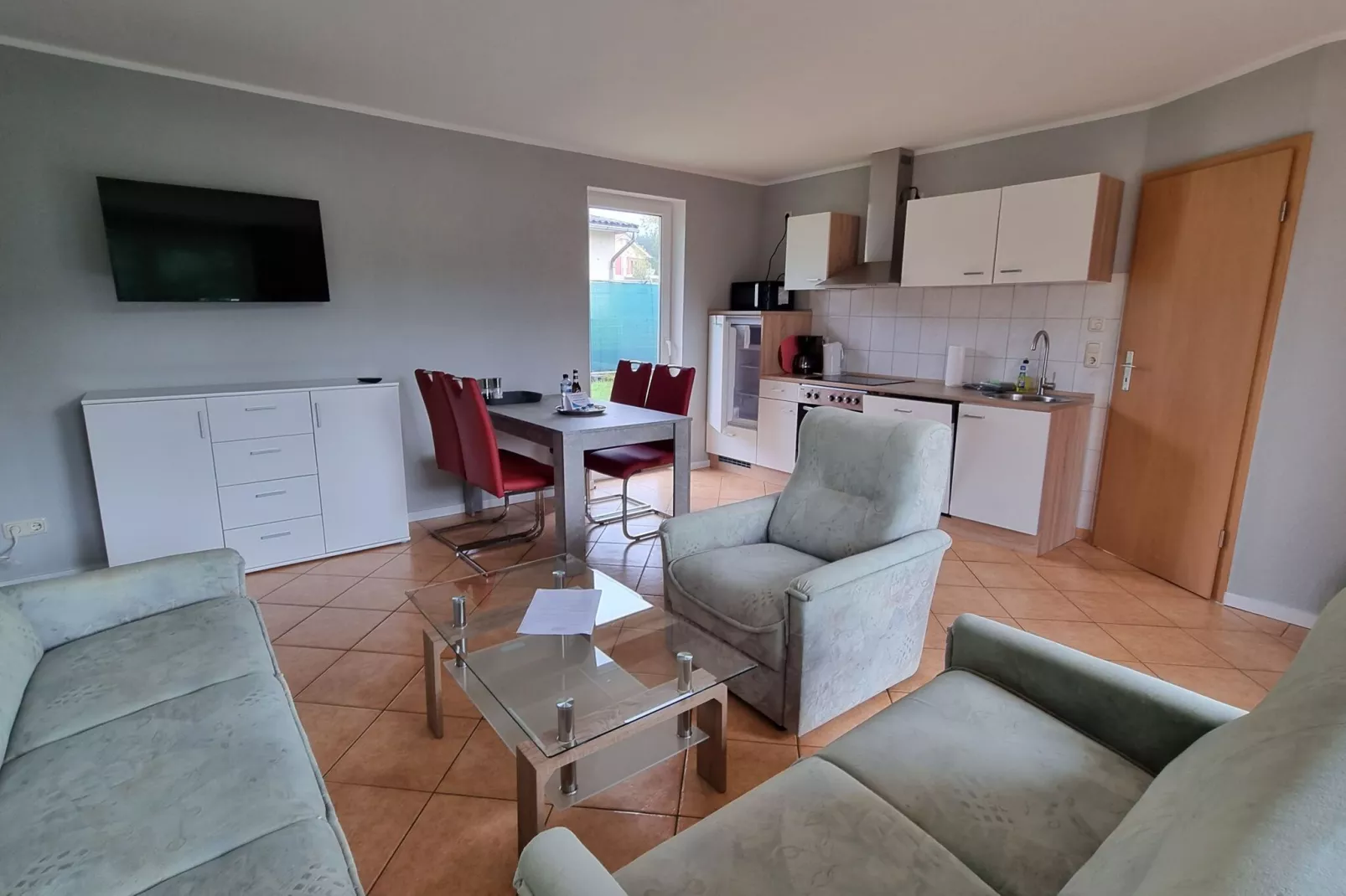 Reihenbungalow Nr 5 / Belegung 4 Personen-Living room