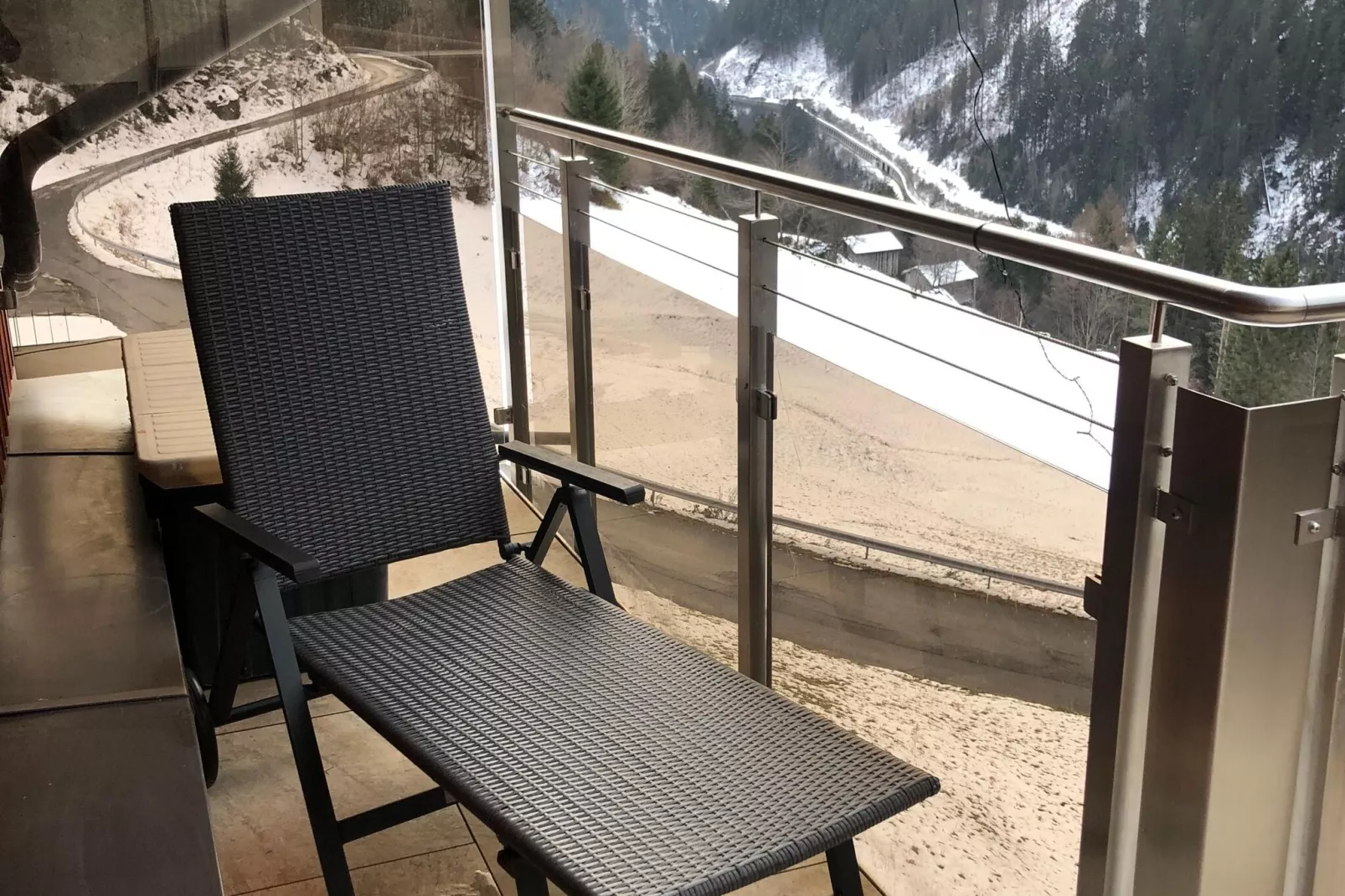 Bergappartement Schernthaner Tobadill-Terrace balcony