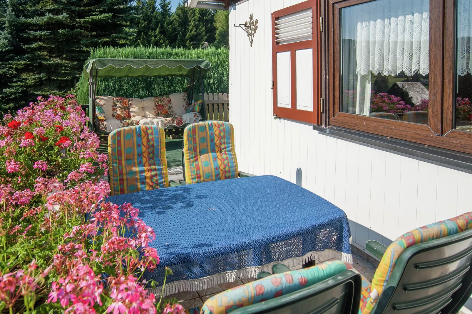 Thüringer Ferienhäuschen-Terrace balcony