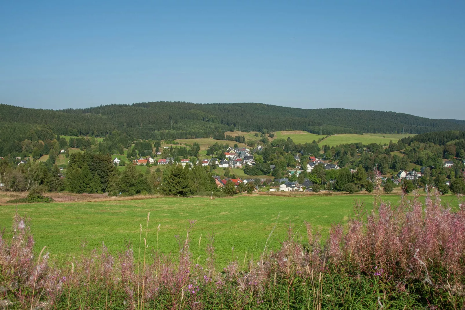 Thüringer Ferienhäuschen-Areas summer 1km