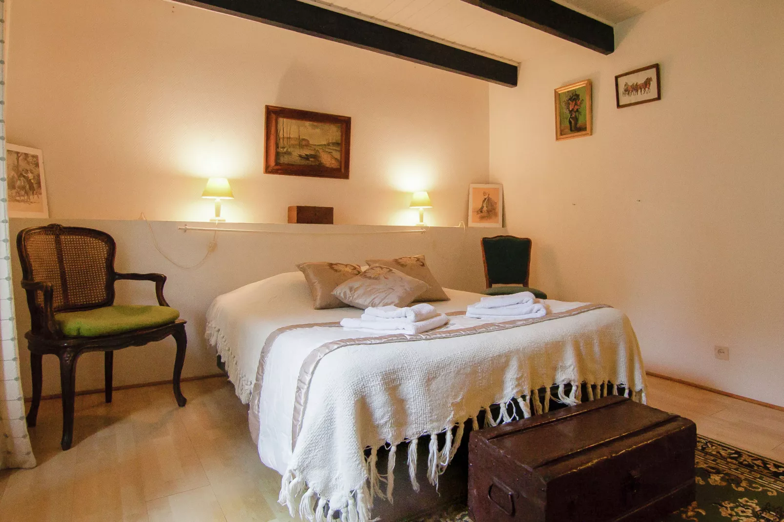 Métairie du Vignaud 12P-Bedroom