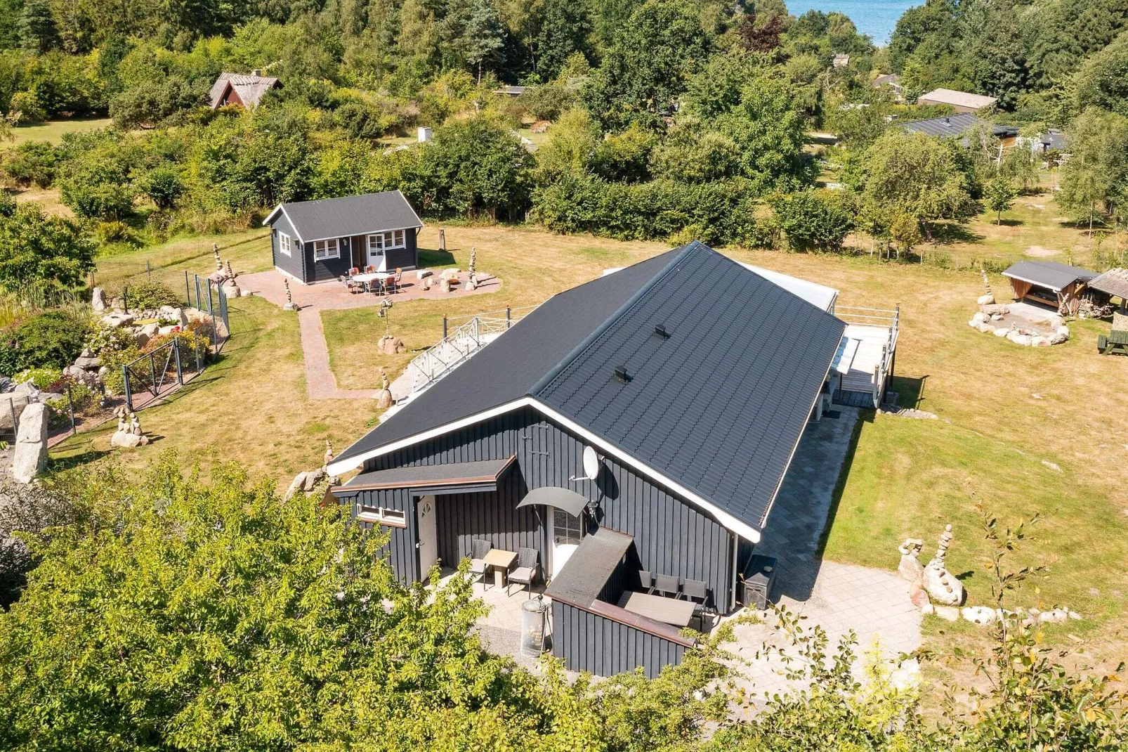10 Personen Ferienhaus in Fårevejle-By Traum-Außenbereich