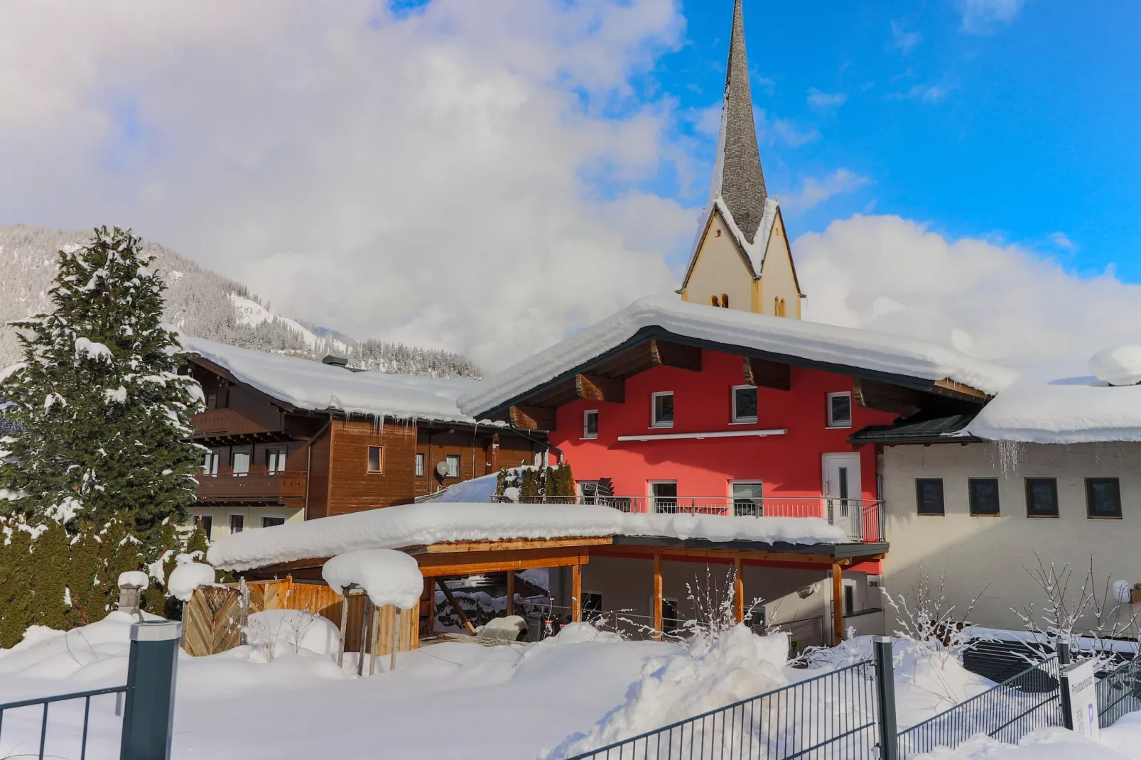 Haus Marigold / 8 pax-Außenbereich Winter