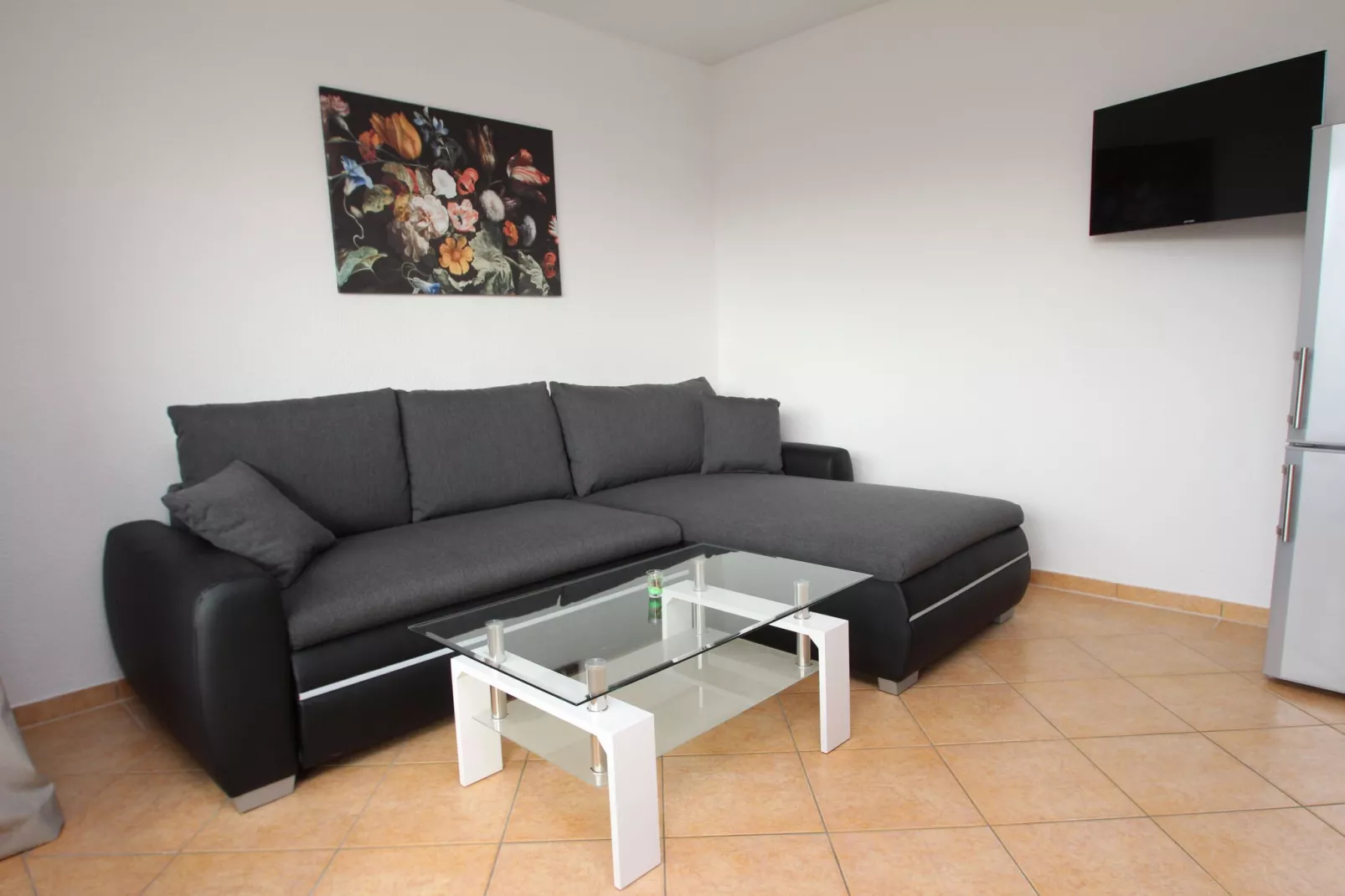 Reihenbungalow Nr 10 / Belegung 4 Personen-Wohnzimmer