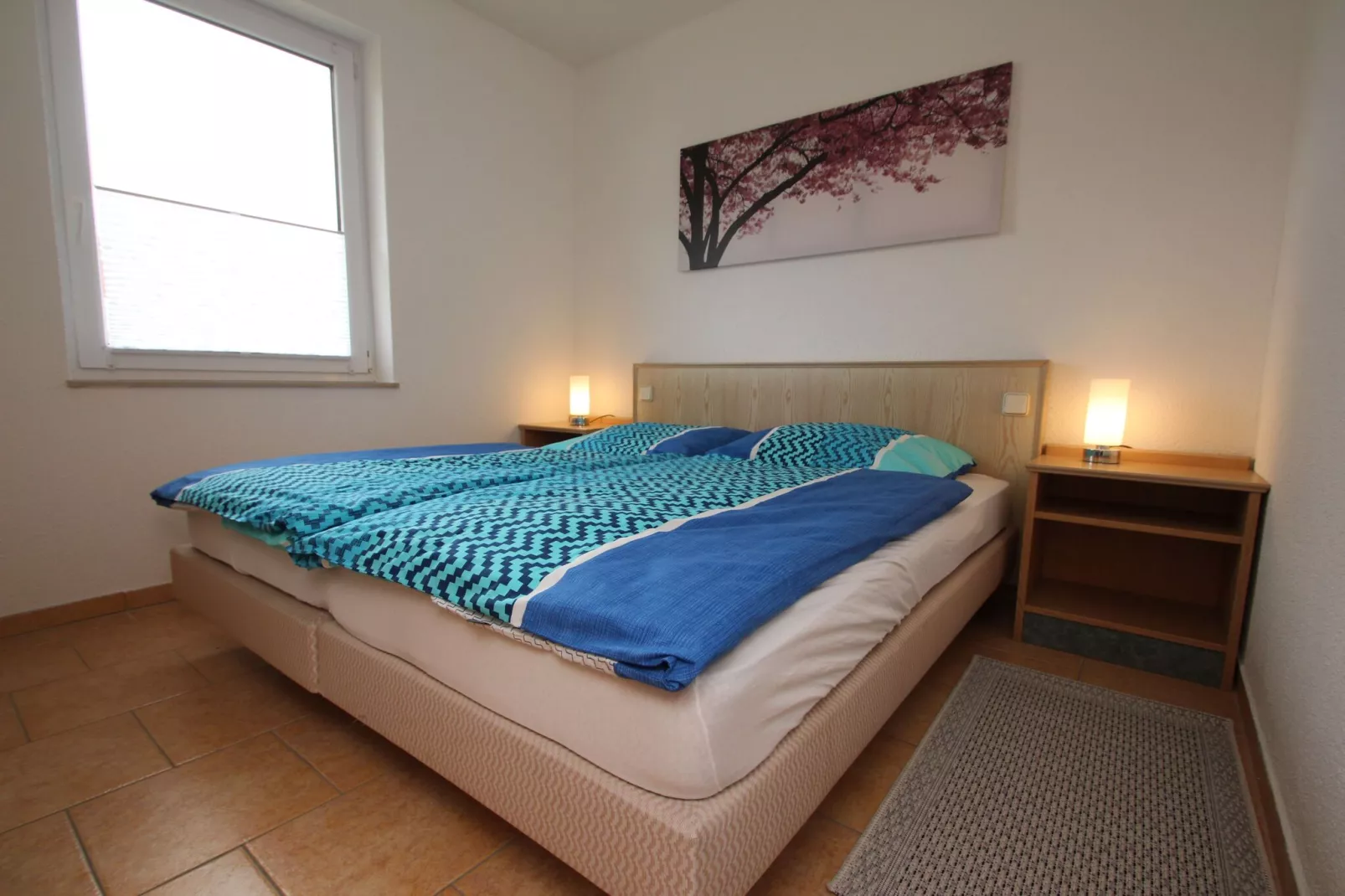 Reihenbungalow Nr 10 / Belegung 4 Personen-Schlafzimmer