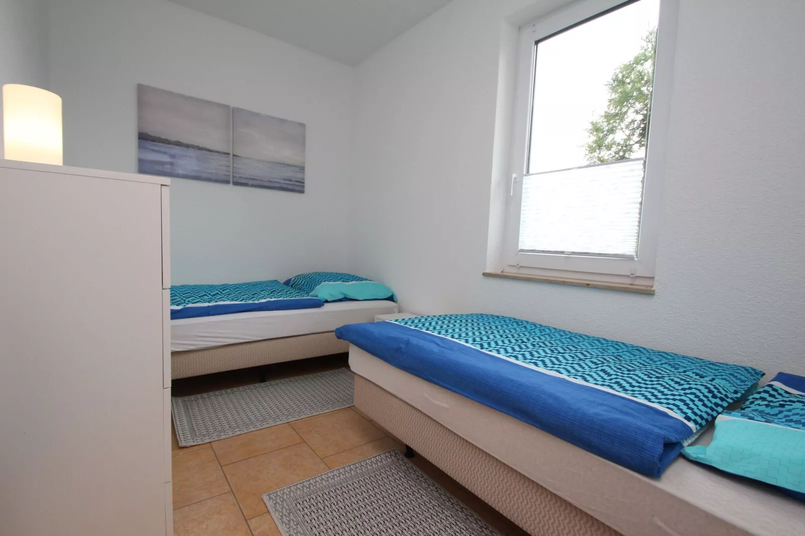 Reihenbungalow Nr 10 / Belegung 4 Personen-Schlafzimmer