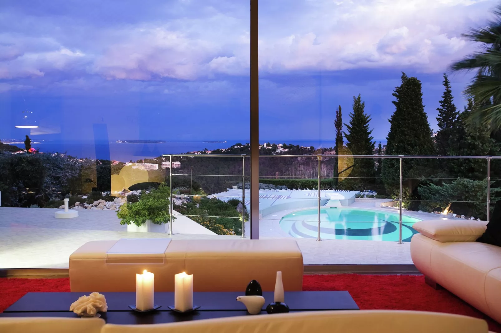 Appartement dans Villa Mandelieu la Napoule-Aussicht Sommer