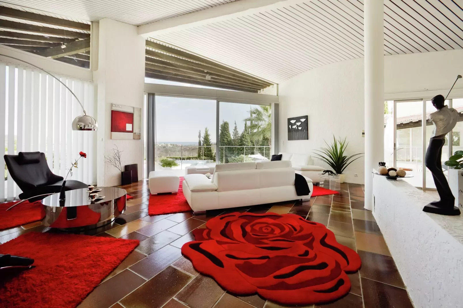 Appartement dans Villa Mandelieu la Napoule-Wohnzimmer